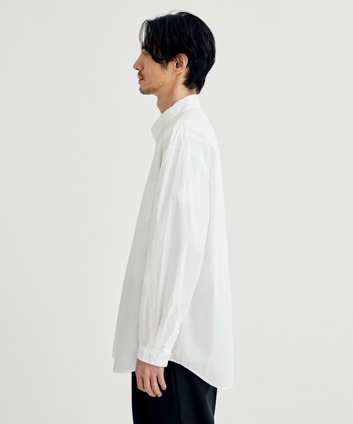 ATON（エイトン） シャツ 「ATON/エイトン」SUVIN BROAD WASHED SHIRT