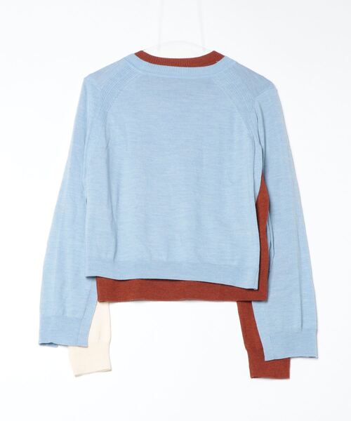 JW Anderson」 長袖ニット MEDIUM ブルー系その他 レディース 