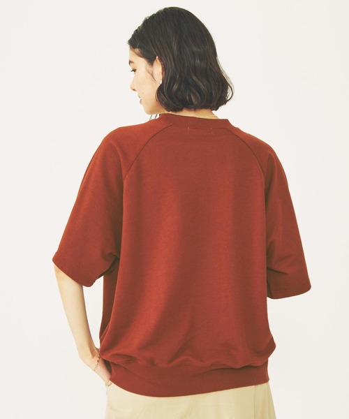 ミルクフェド MILKFED. RAGLAN SLEEVE S/S TOP 半袖スウェット Tシャツ カットソー ロゴ オーバーサイズ シンプル 着やすい 大人 人気 レディース ブランド 正規 楽天市場】ミルクフェド MILKFED. RAGLAN SLEEVE S/S TOP 半袖