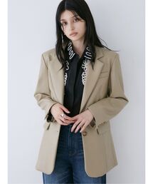 MURUA❤︎フェイクレザーテーラードジャケット　ブラウン　完売品 MU2341EW26007_3_l.jpg