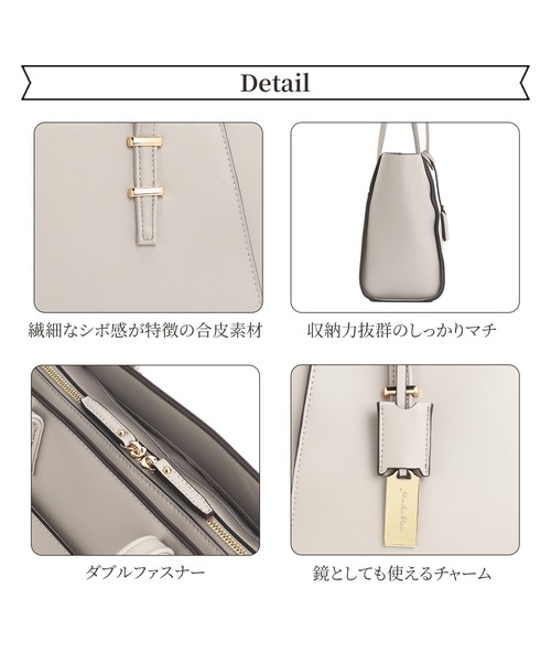 【直営・関税送料込】Andiamo ハンドル付き ロングクラ Jewelna Rose トートバッグ バベット ロングハンドル 16188