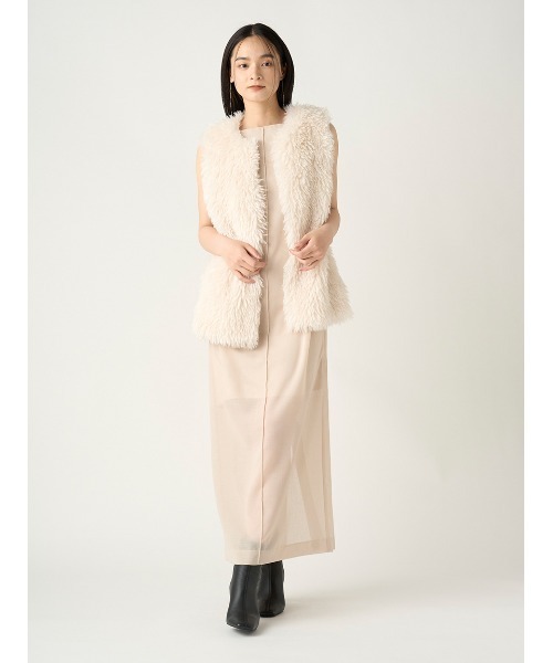 FRAY I.D（フレイ・アイディー） ワンピース バックドレープタック