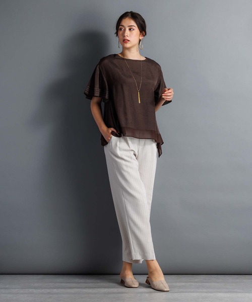 「RAW FUDGE」 長袖ブラウス M ベージュ レディース RAW FUDGE 「RAW FUDGE」 長袖ブラウス M ベージュ レディース
