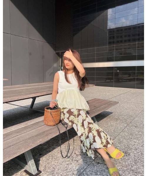 カップ付きペプラムカットソー　COEL　コエル　カットソー COEL Online Storeカップ付きペプラムカットソー(F ブラック): TOPS