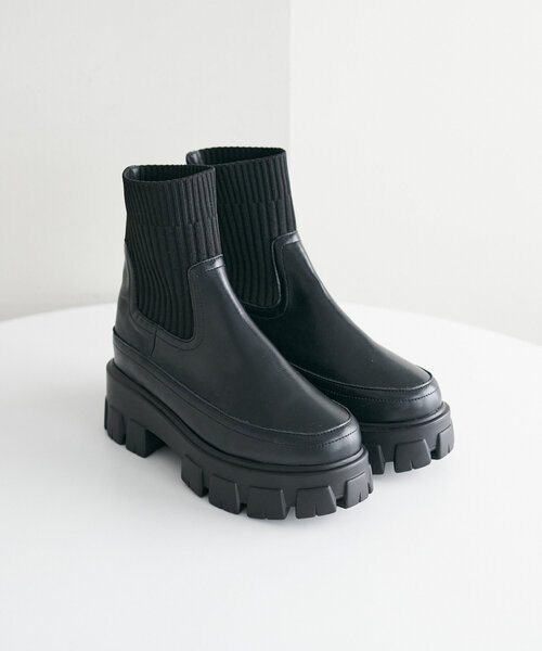 Discoat（ディスコート） ブーツ トラックソールソックスブーツ