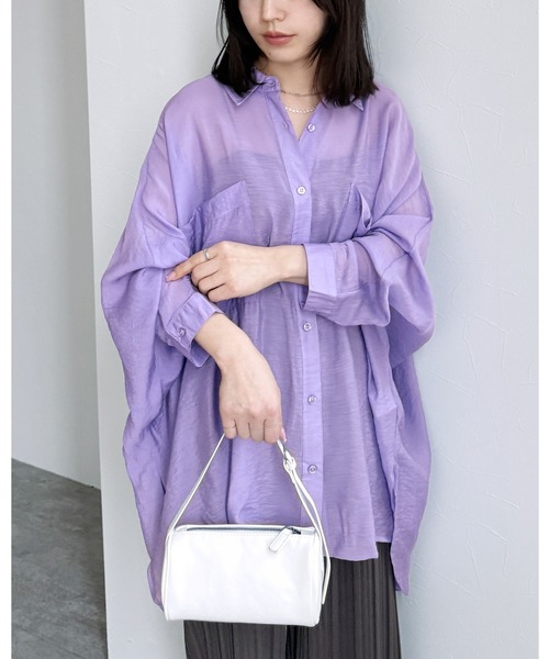 reca（レカ） ブラウス シャツ シアードルマンシャツ レディース 