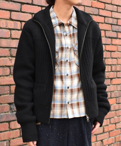 Noen（ノエン） セーター ニット フルジップアップニットセーター