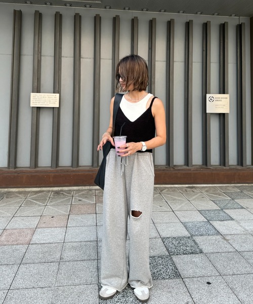 sachi shishikui スウェットパンツ (丈通常) sachi shishikui スウェットパンツ (丈通常) SHISHIKUI シシクイ