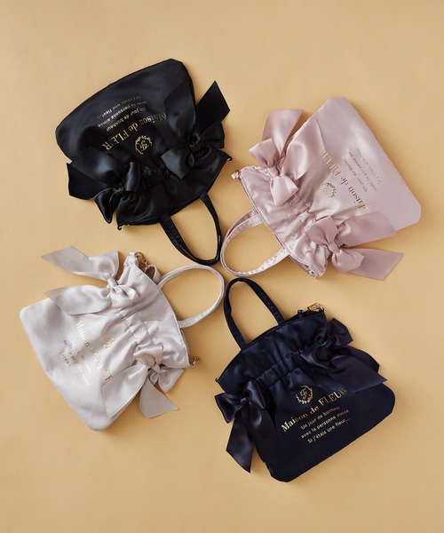Maison de FLEUR ショルダーバッグ バッグ ダブルリボン2Way