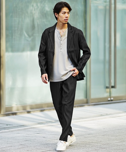 ルースセットアップLサイズ joker（ジョーカー） セットアップ カッチリ素材スマートセットアップ