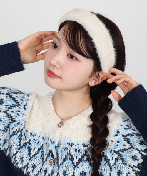 カチューシャ 「 ammy. / エイミードット 」 ふわふわ ファー