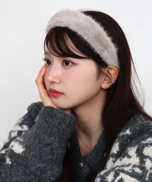 カチューシャ 「 ammy. / エイミードット 」 ふわふわ ファー