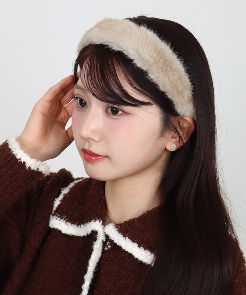 カチューシャ 「 ammy. / エイミードット 」 ふわふわ ファー