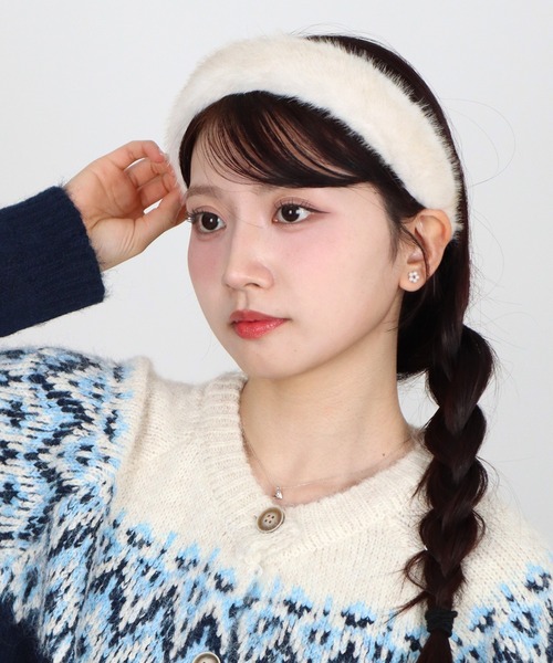 カチューシャ 「 ammy. / エイミードット 」 ふわふわ ファー