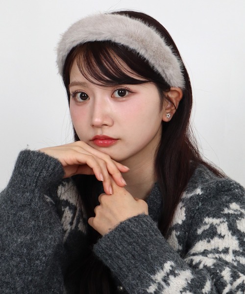 カチューシャ 「 ammy. / エイミードット 」 ふわふわ ファー