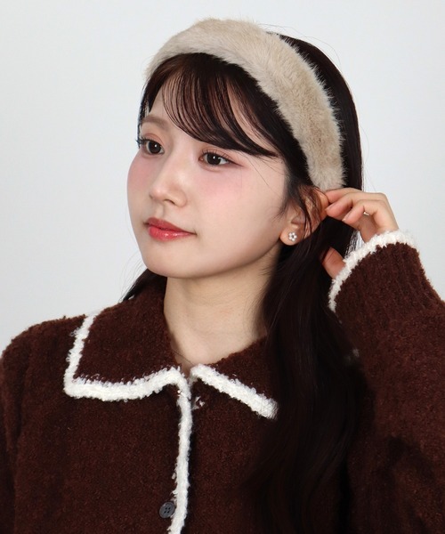 カチューシャ 「 ammy. / エイミードット 」 ふわふわ ファー
