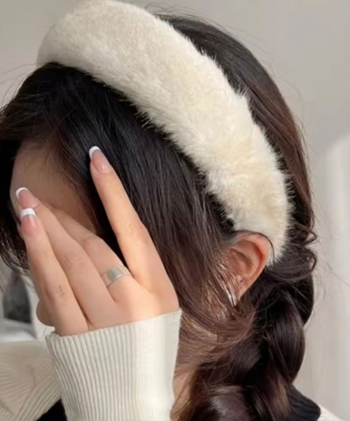 カチューシャ 「 ammy. / エイミードット 」 ふわふわ ファー
