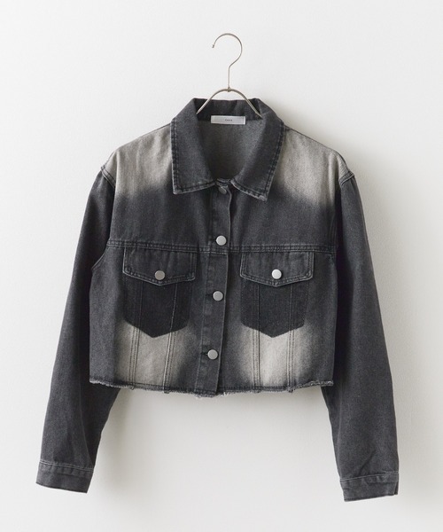 Chick デニムジャケット gジャン Vintage Like Short Denim JKT