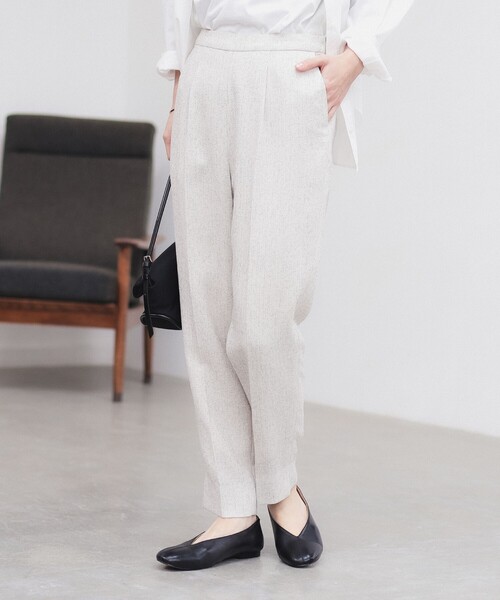 B：MING by BEAMS スラックス パンツ 「オフィス・フォーマル