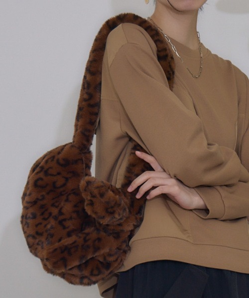 casselini パイソンブラウンショルダーバッグ2W