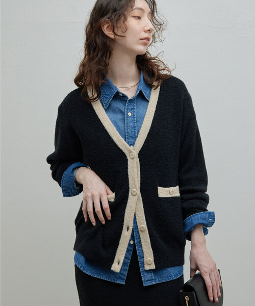 ガリャルダガランテ　トリミングカーディガン GALLARDAGALANTE（ガリャルダガランテ） カーディガン トリミング