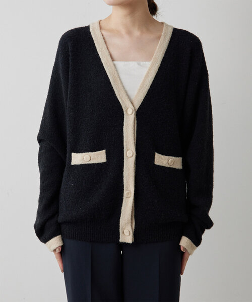 GALLARDAGALANTE（ガリャルダガランテ） カーディガン トリミング