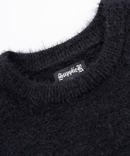 SUPPLIERサプライヤー CROSS GRADATION CREW KNIT | ヤマダウェブコム