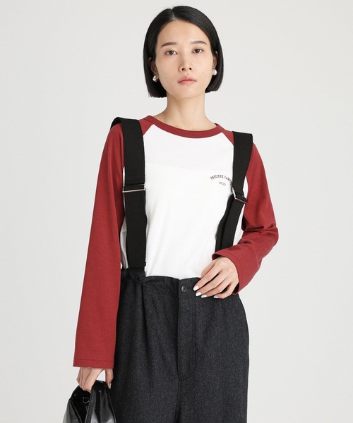 プラダロンT Sサイズ BABYLONE tシャツ バイカラーラグランロンT レディース