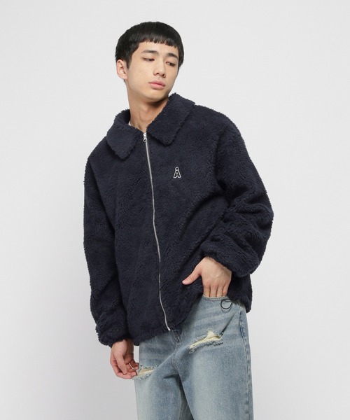 ALAND ブルゾン アウター 「UNISEX」ALAND／Aロゴワッペンボア