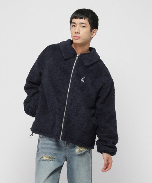 ALAND ブルゾン アウター 「UNISEX」ALAND／Aロゴワッペンボア
