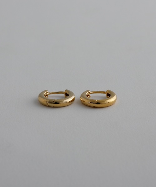 whoseA（フーシー） ピアス 「silver925」NeatHoop15mmPierce16KGP