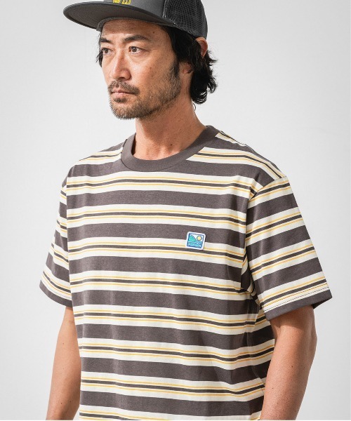 OFFSHORE（オフショア） tシャツ VINTAGE SURF BORDER TEE メンズ