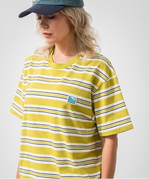 OFFSHORE（オフショア） tシャツ VINTAGE SURF BORDER TEE メンズ