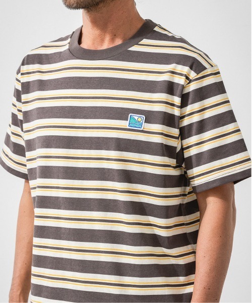 OFFSHORE（オフショア） tシャツ VINTAGE SURF BORDER TEE メンズ