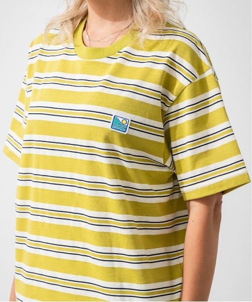 OFF SHORE サーフボード　オフショア OFFSHORE（オフショア） tシャツ VINTAGE SURF BORDER TEE メンズ