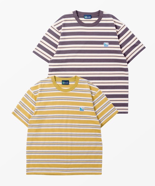 OFFSHORE（オフショア） tシャツ VINTAGE SURF BORDER TEE メンズ