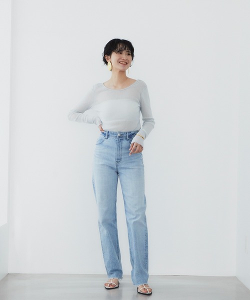 YANUK ジーンズ デニム デニムパンツ ボーイズストレート”LEA