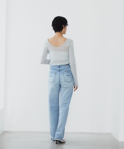 YANUK ジーンズ デニム デニムパンツ ボーイズストレート”LEA