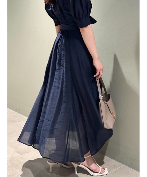 SNIDEL カシュクールシャツワンピース　1 スナイデル SNIDEL 【00サイズ/WEB限定カラーあり】カシュクール