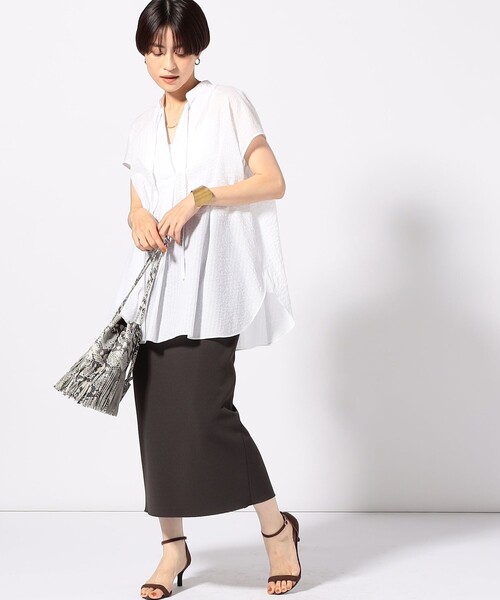 「NOLLEY'S」 半袖ブラウス FREE ブルー系その他7 レディース NOLLEY'S 「NOLLEY'S」 半袖ブラウス FREE ブルー系その他7