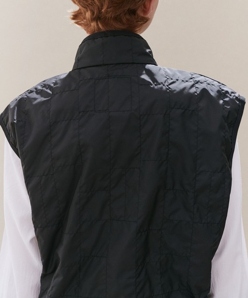 LAVENHAM（ラベンハム） ベスト ジレ 夏 Unwadded Gathered Waist