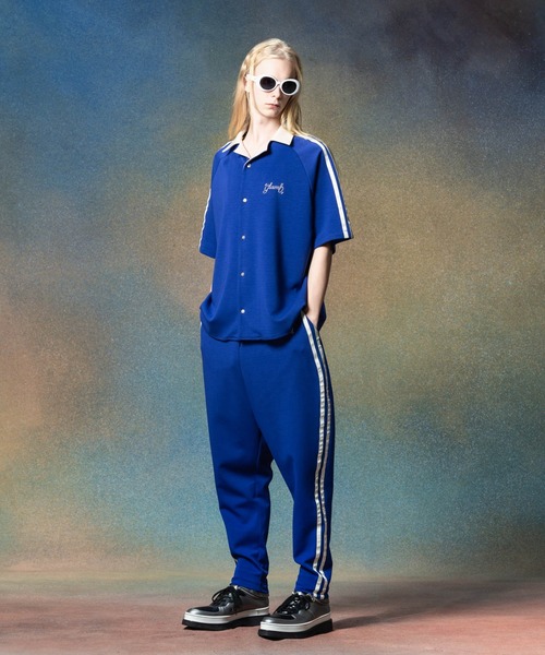 glamb（グラム） パンツ Line Tape Track Pants / ラインテープ