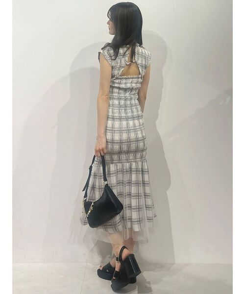 【完売入手困難】MECREチェックシャーリングワンピース 完売入手困難】MECREチェックシャーリングワンピース - メルカリ