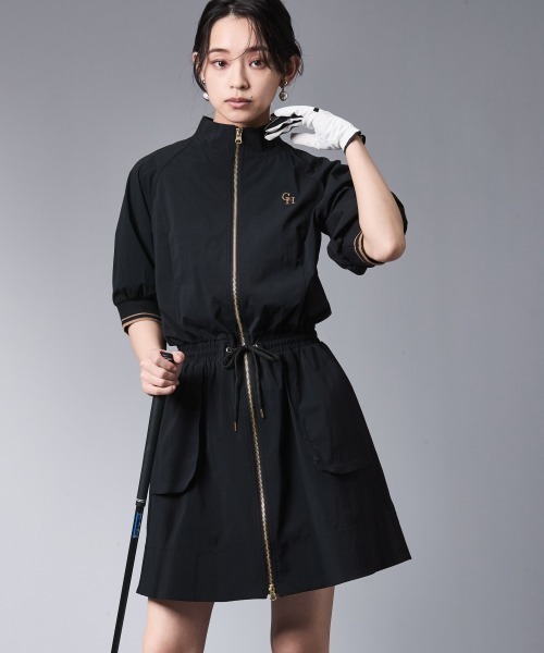 CHIC STYLE（シックスタイル） ワンピース フロントジップハイネック