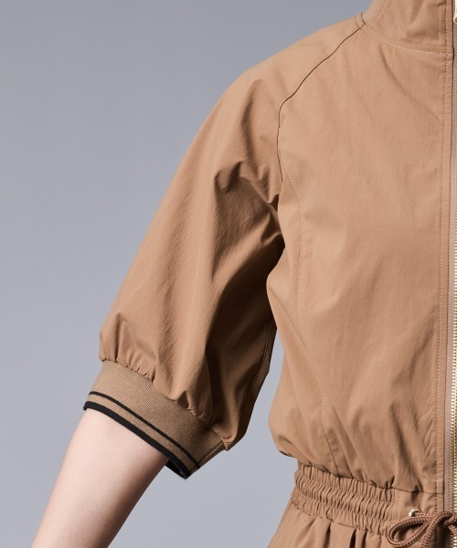 CHIC STYLE ワンピース フロントジップハイネックワンピース
