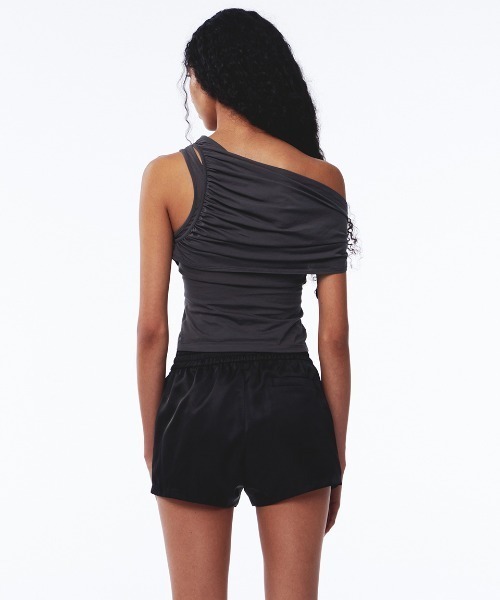 kijun キジュン　パンツ Kijun パンツ Kijun/キジュン Line Satin Shorts ショーツ
