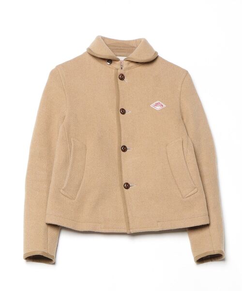 Danton（ダントン） 刺繍ジャケット 36 ベージュ レディース