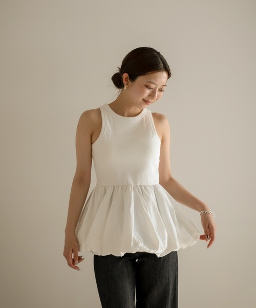 ENC タンクトップ ノースリーブ 「動画あり」docking padded balloon