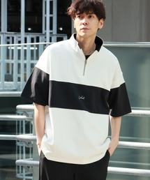 tシャツ パネルハーフZIPロゴＴ / 283481 メンズ｜ZOZOTOWN Yahoo!店