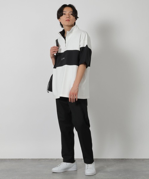 tシャツ パネルハーフZIPロゴＴ / 283481 メンズ | LAKOLE | 11